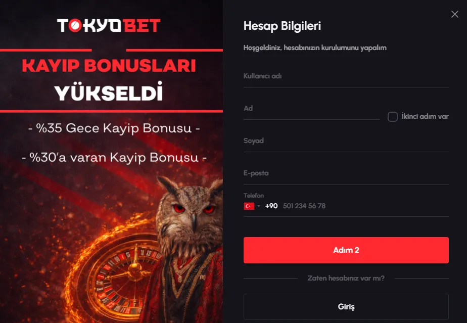 tokyobet giriş